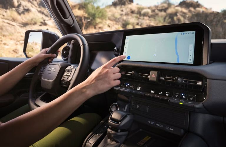 dashboard view of the 2026 Toyota Land Cruiser