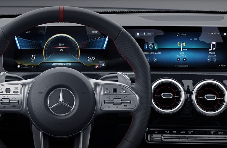 Interior Dashboard of the 2023 Mercedes-Benz CLA AMG® 35 Coupe