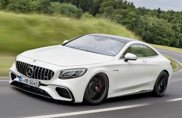 white Mercedes-Benz AMG® S-Class Coupe