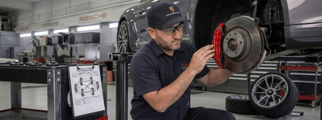 Tire Rotation & Brake Inspection