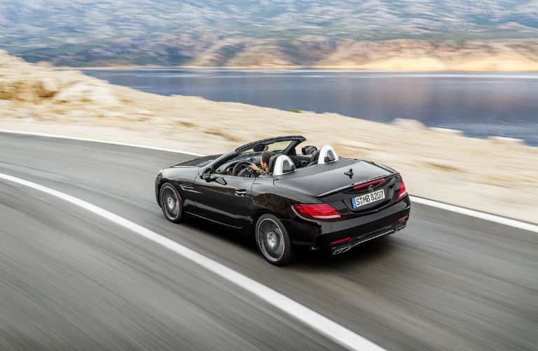 Black 2017 Mercedes-AMG SLC43