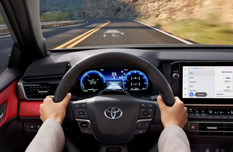 Heads-up display in a Toyota
