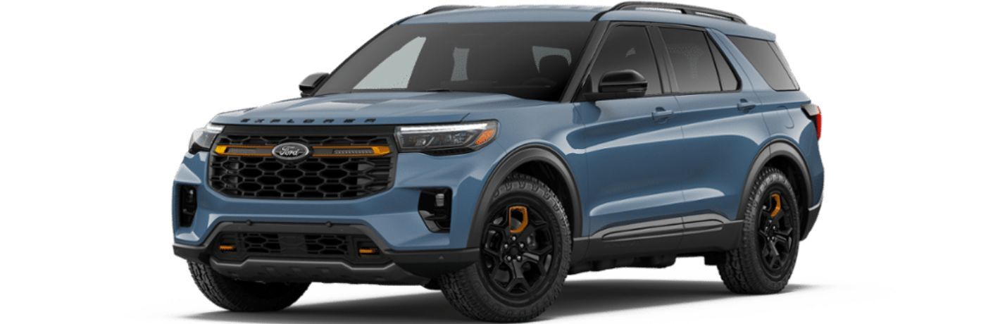 2026 Ford Explorer Tremor front and side view