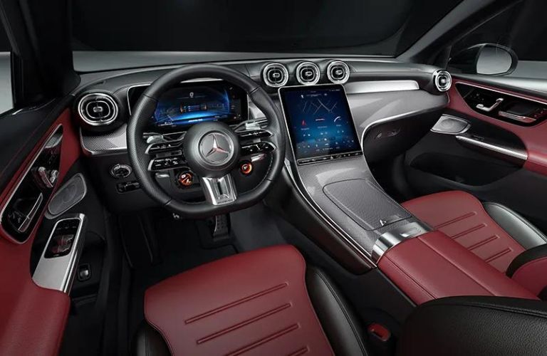 dashboard view of the 2024 Mercedes-Benz AMG® GLC 43 Coupe