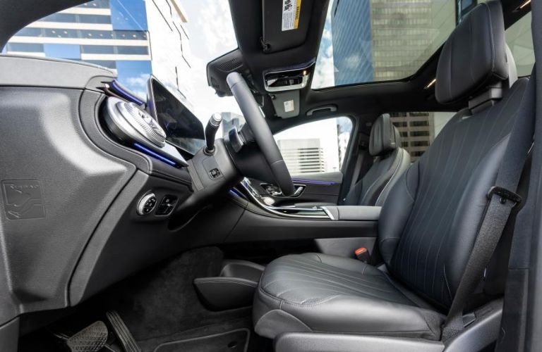 front seat view of the 2023 Mercedes-Benz EQS SUV