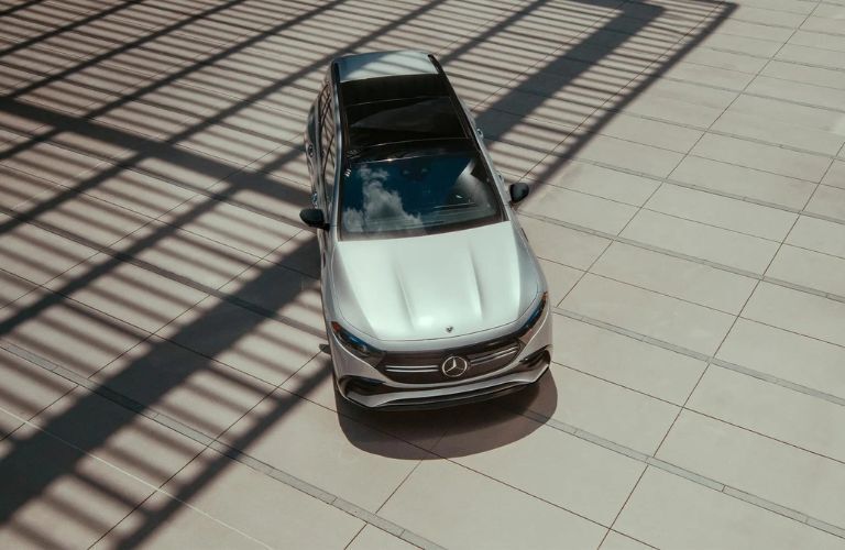 2024 Mercedes-Benz EQB 250+ SUV aerial view image
