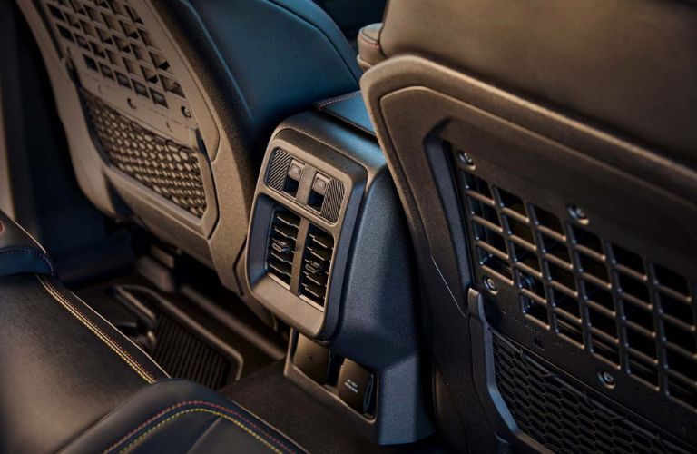2025 Ford Bronco Big Bend rear seat air vents