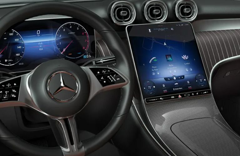dashboard of the 2025 Mercedes-Benz GLC 300