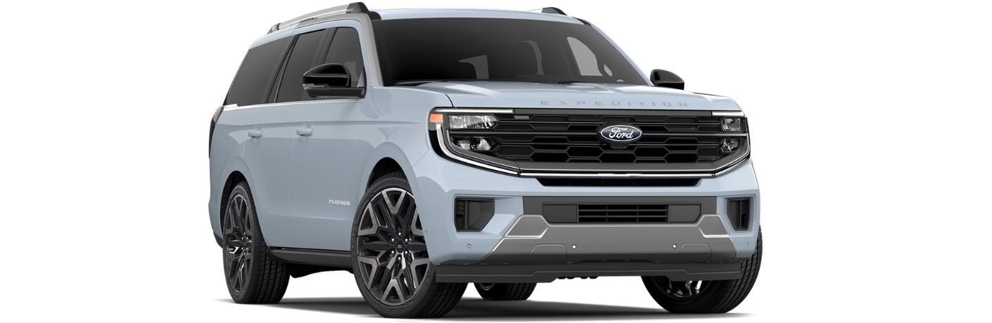 2026 Ford Expedition Platinum front and side angle
