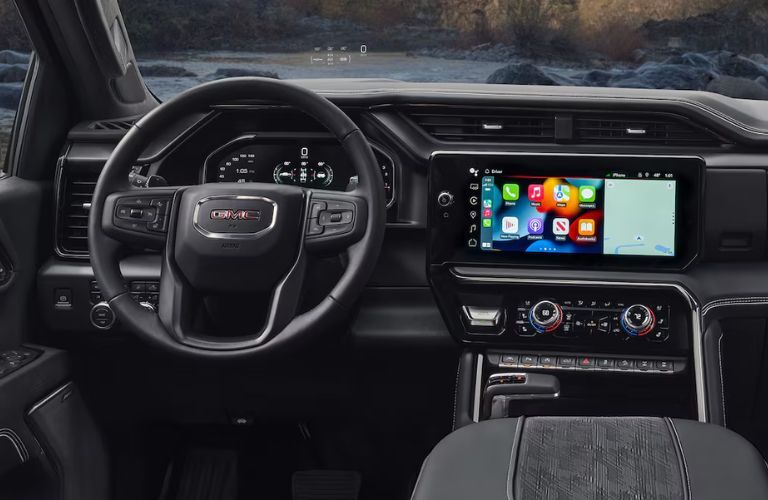 dashboard view of the GMC Sierra 1500