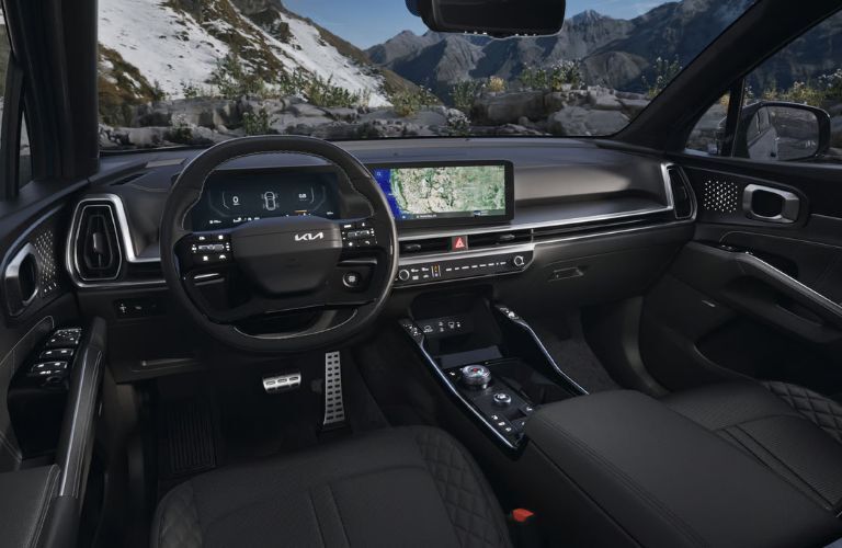 2026 Kia Sorento Hybrid front interior