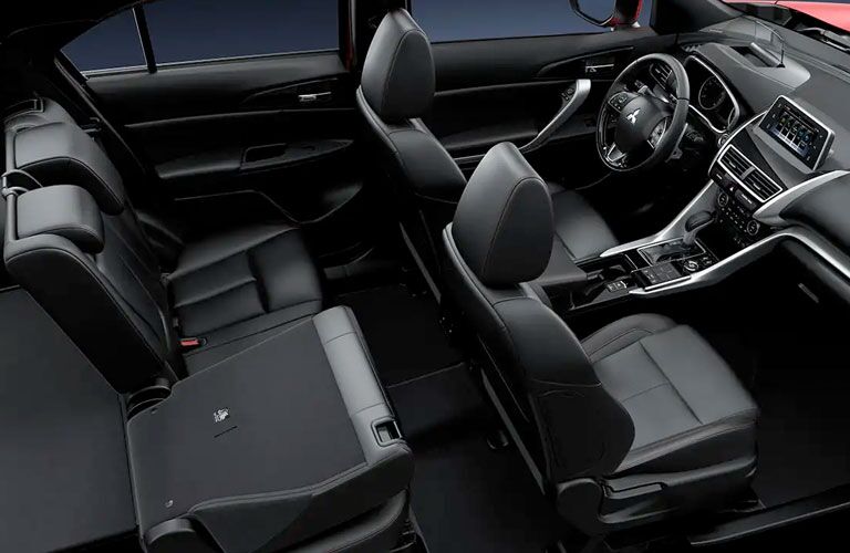 2020 Mitsubishi Eclipse Cross interior overhead back seat folded down