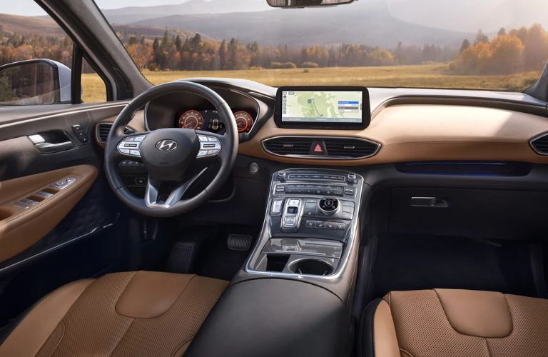 2023 Hyundai Santa Fe front interior