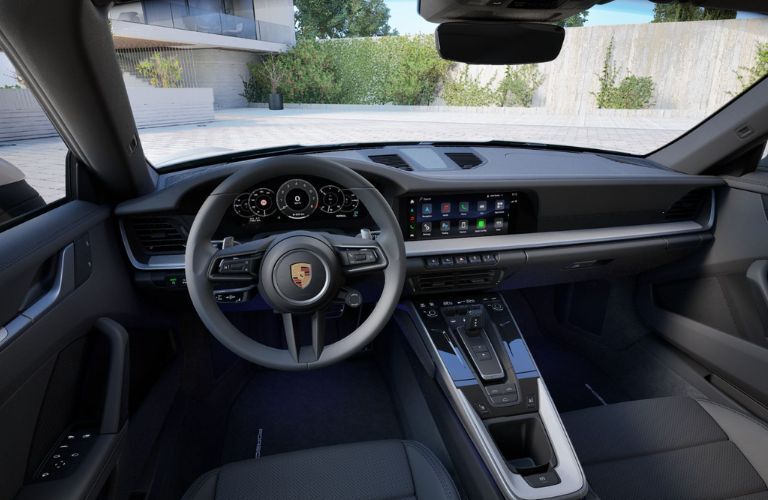 cockpit of a 2026 Porsche 911 Carrera Cabriolet