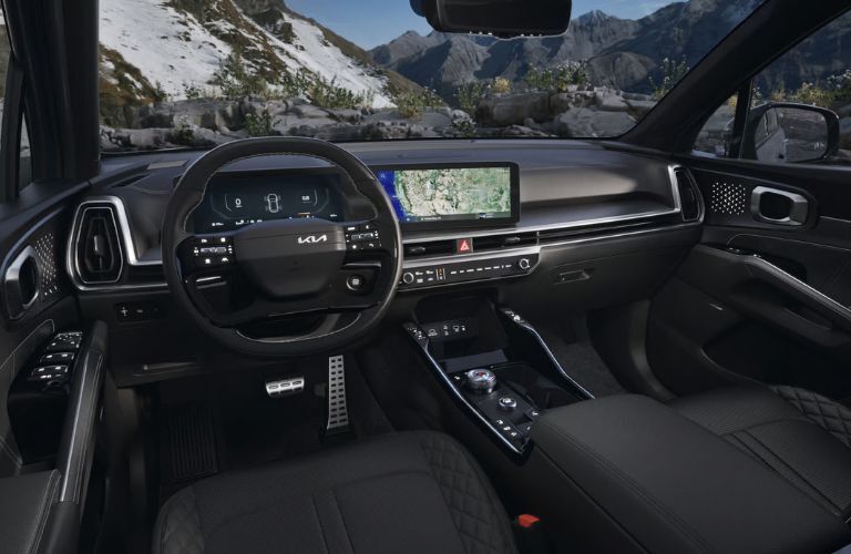 2026 Kia Sorento Plug-In Hybrid front interior view