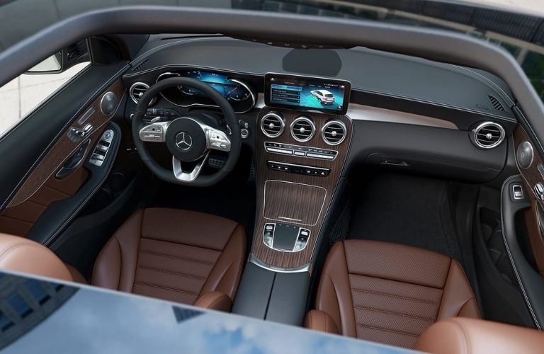 2022 Mercedes-AMG GLC SUV interior front dashboard