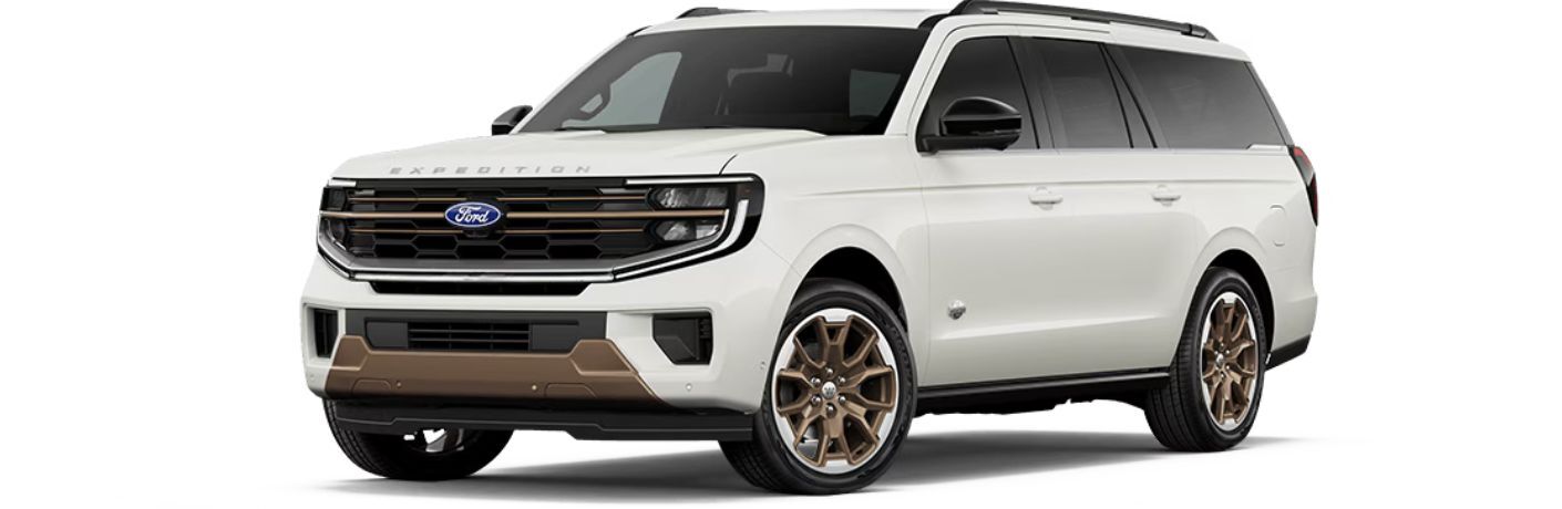 2027 Ford Expedition MAX King Ranch side and front angle