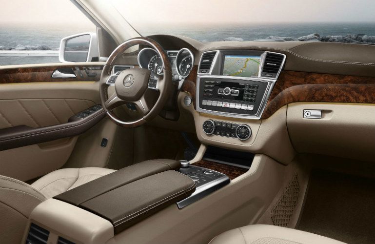 2015 Mercedes-Benz GL-Class Almond Beige Leather Interior