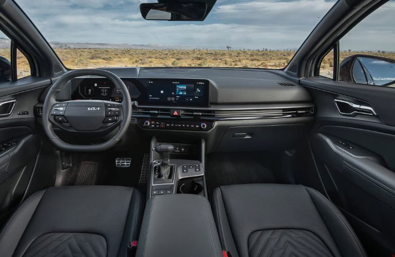 2026 Kia Sportage front seats and dashboard