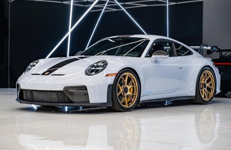 Front-quarter view of the 2026 Porsche 911 GT3