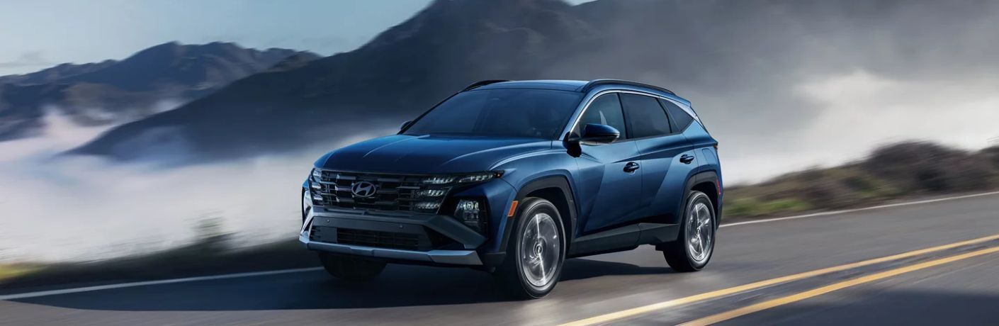 front quarter view of the 2025 Hyundai Tucson