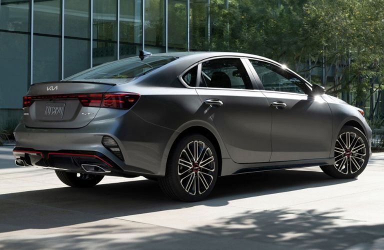 2024 Kia Forte back and side view