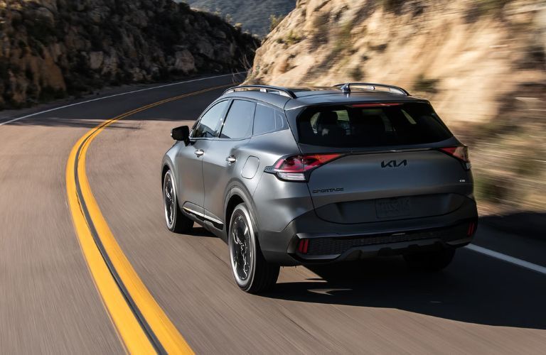 Rear view of the 2026 Kia Sportage PHEV
