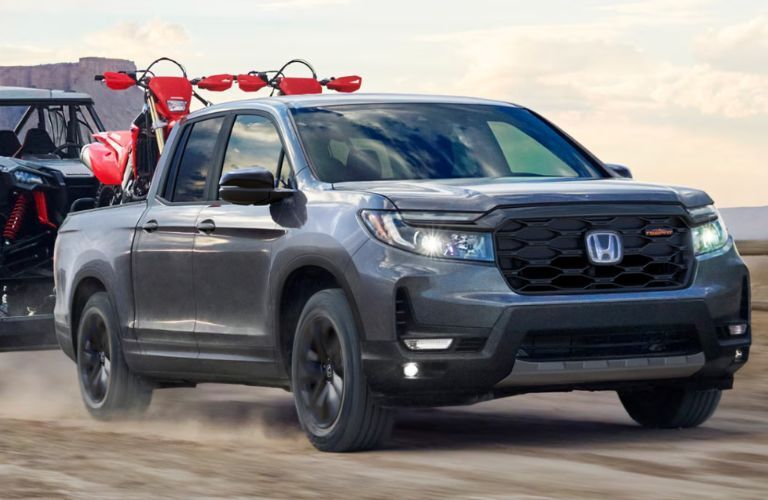 2026 Honda Ridgeline towing bikes