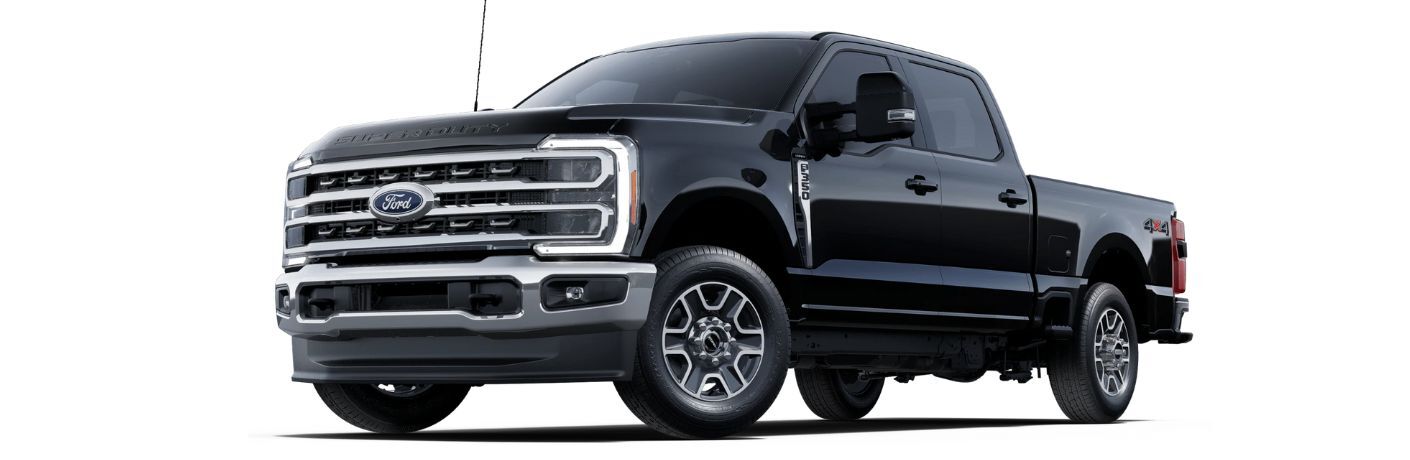 2025 Ford Super Duty F-350 Lariat truck front and side view