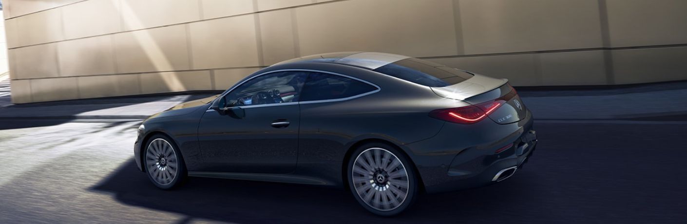 Rear-quarter view of the 2027 Mercedes-Benz CLE Coupe
