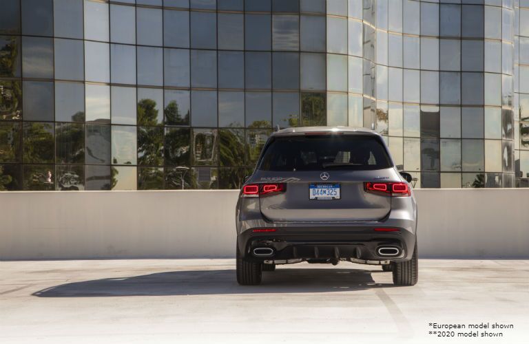 2021 MB AMG GLB exterior back fascia in front of office building