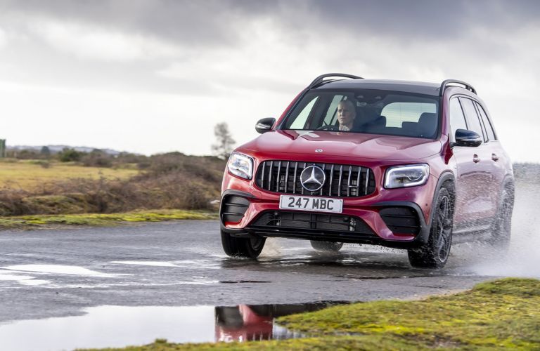 2024 Mercedes-Benz AMG GLB 35 4MATIC+ SUV on a road