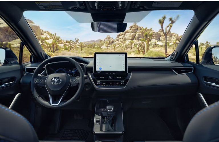 dashboard view of the 2026 Toyota Corolla Cross Hybrid