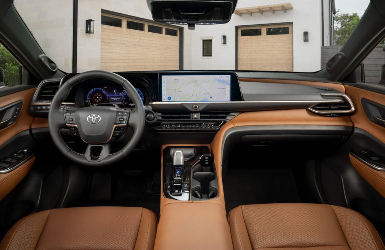 dashboard view of the 2027 Toyota Crown Signia