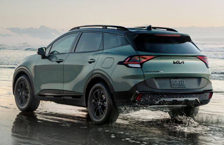 2025 Kia Sportage side and back view