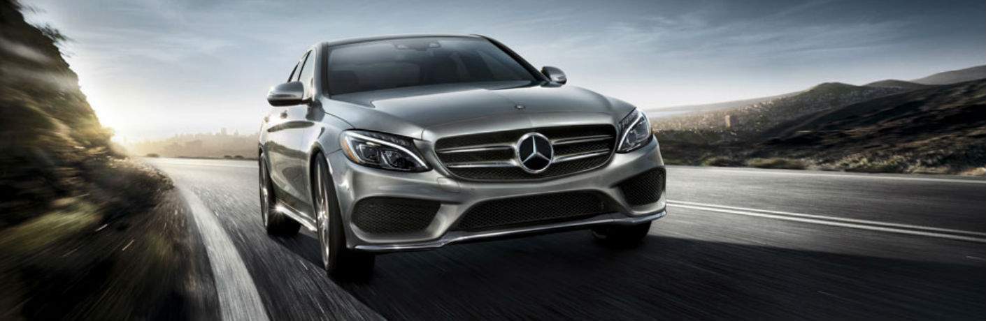 2018 Mercedes-Benz C-Class gray front view