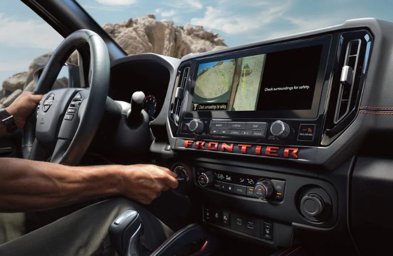 2026 Nissan Frontier front interior