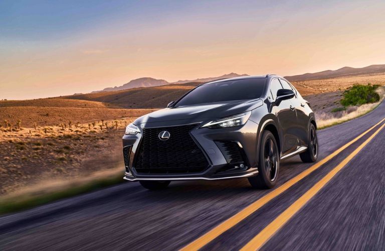 Front Quarter View of the 2022 Lexus NX