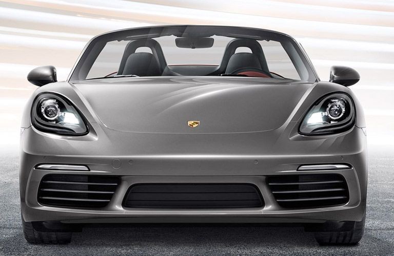 front view of a Porsche