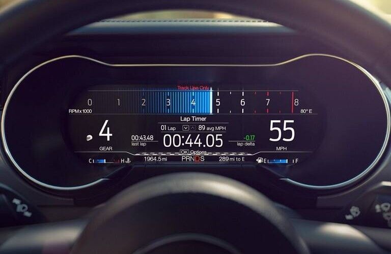 Track Apps screen inside 2020 Ford Mustang GT