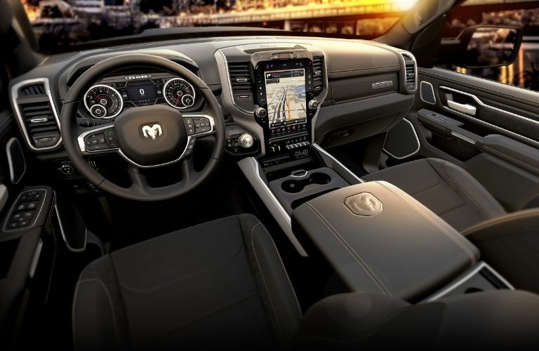 2021 Ram 1500 Laramie front interior