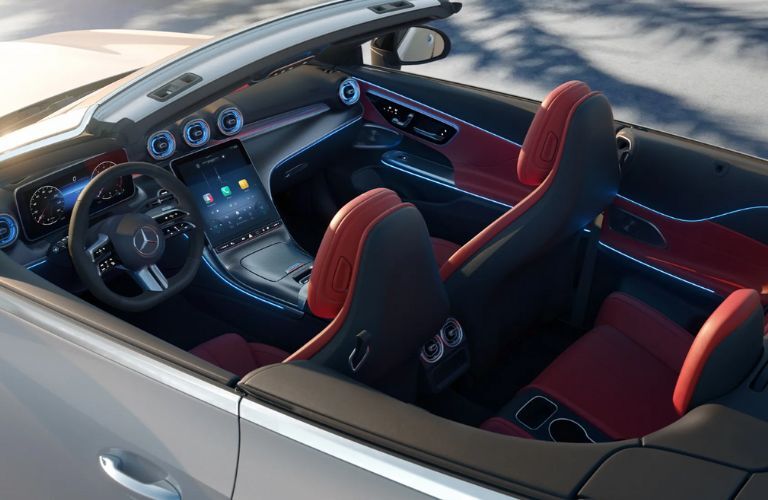 top inside view of the 2026 Mercedes-Benz CLE Cabriolet