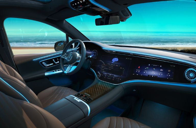 dashboard view of the 2027 Mercedes-Benz EQE 320 4MATIC® SUV