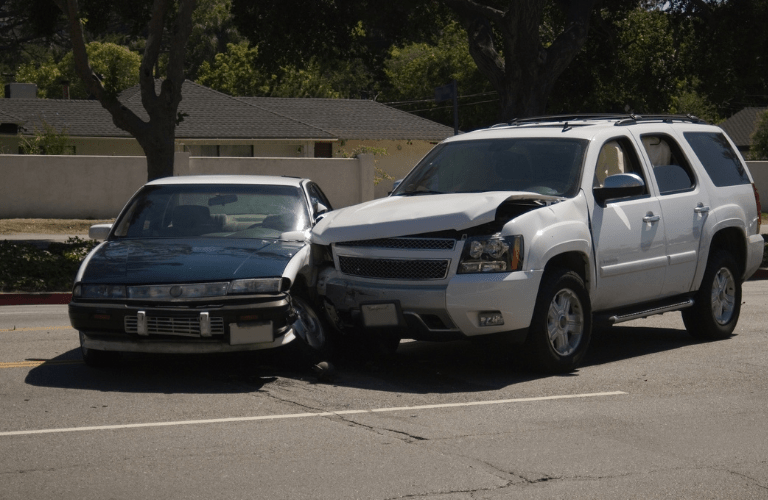 Accident of two cars