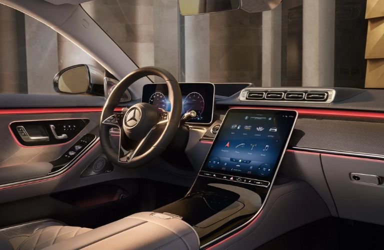 dashboard view of the 2026 Mercedes-Benz S-Class S 500 4MATIC® Sedan