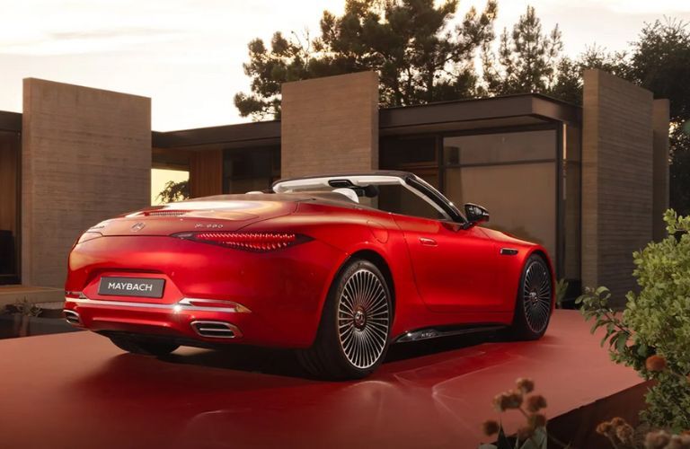 rear view of the 2026 Mercedes-Maybach SL 680 Monogram Series