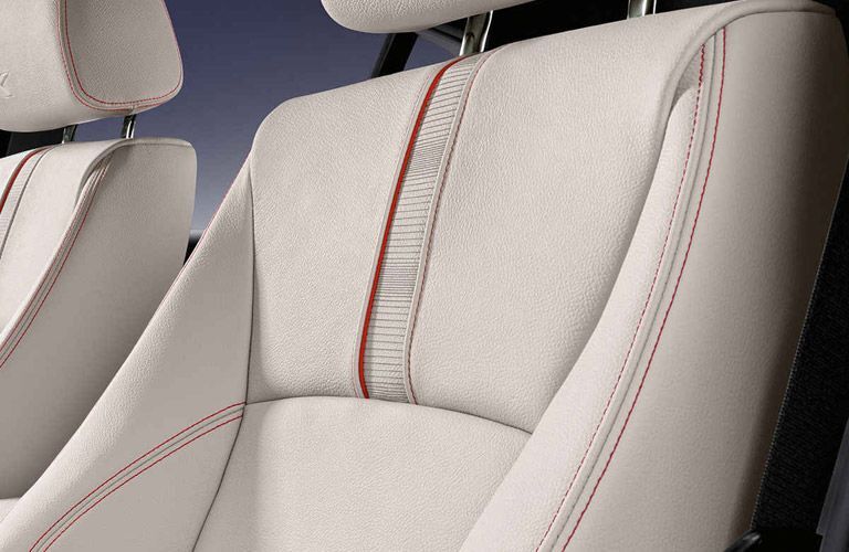 Front seats of the 2017 BMW X4