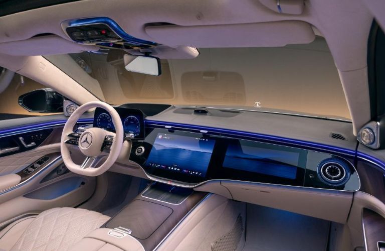 2026 Mercedes-Benz S-Class front interior view