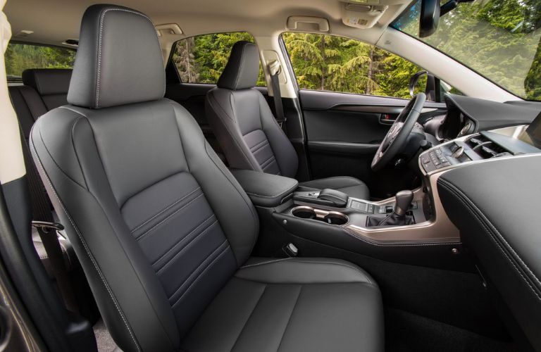 Front-row seats view of the 2015 Lexus NX
