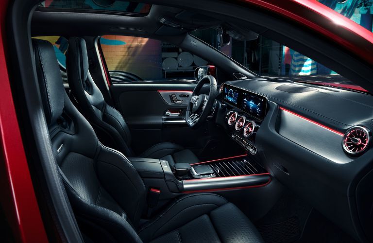 Interior of the Rear view of the 2023 Mercedes-Benz AMG® GLA 35